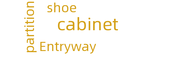 Entryway shoe cabinet/partition cabinet