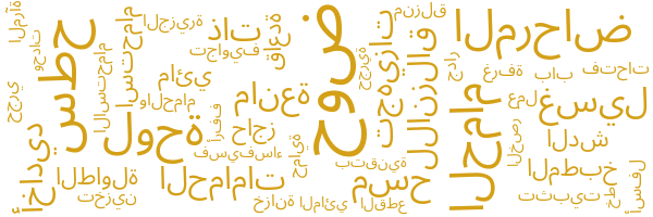 المطبخ والحمام