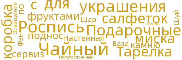 Декоративные изделия ручной работы