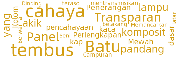 Pencahayaan/Batu Tembus Cahaya