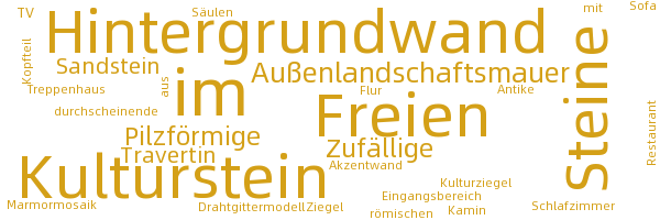 Kulturstein-Hintergrundwand