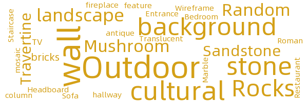 Cultural stone background wall