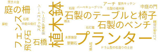 中庭の庭園