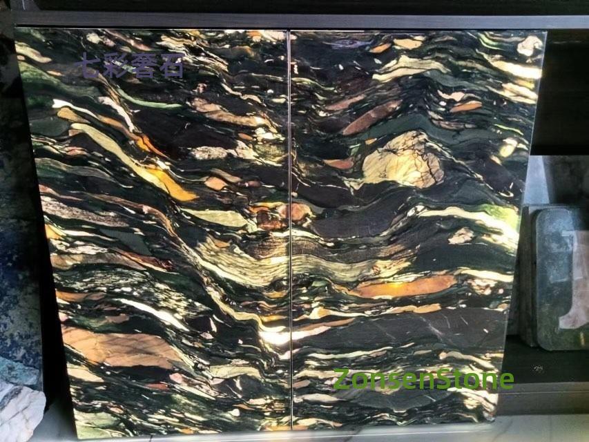 Seven-color luxury stones