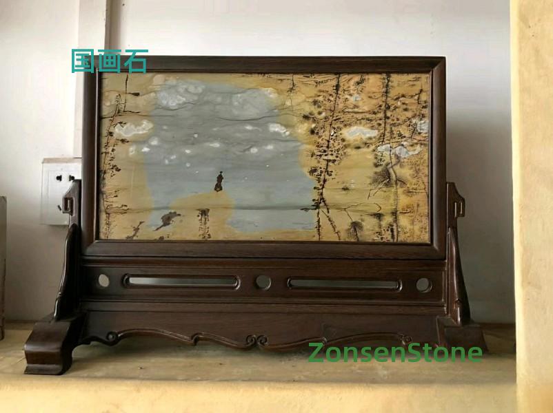 Chinese painting stone