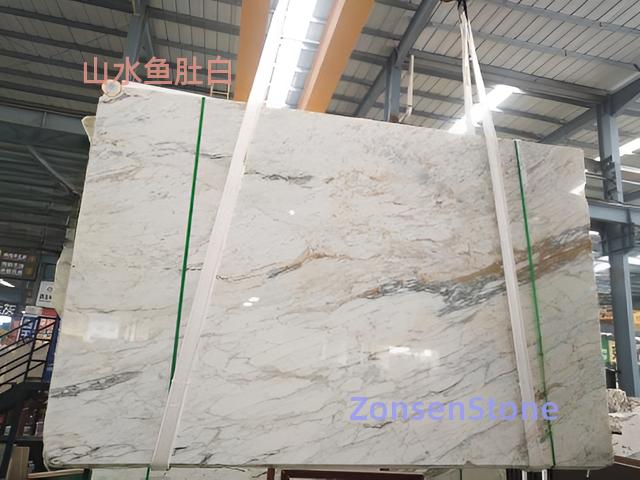 Mountain and water fish belly white