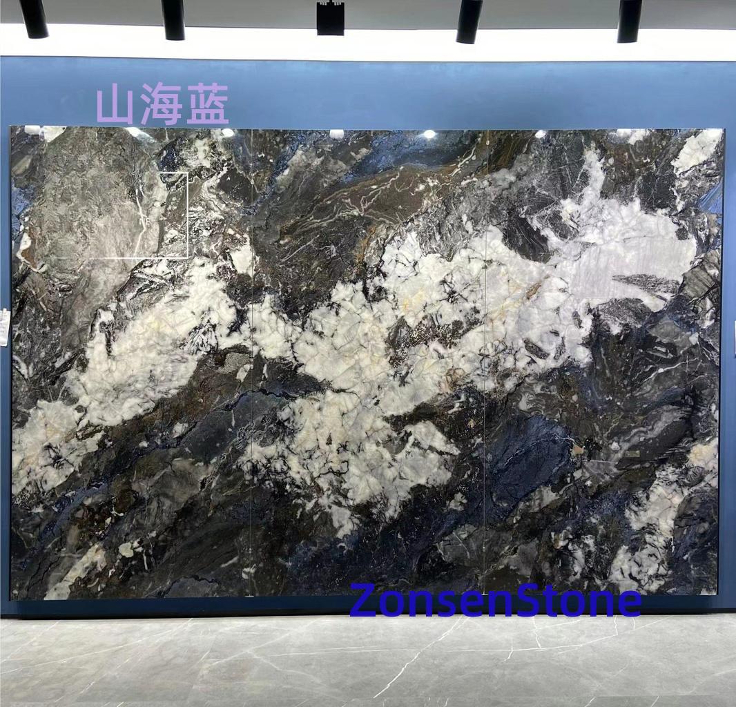Mountain and Sea Blue