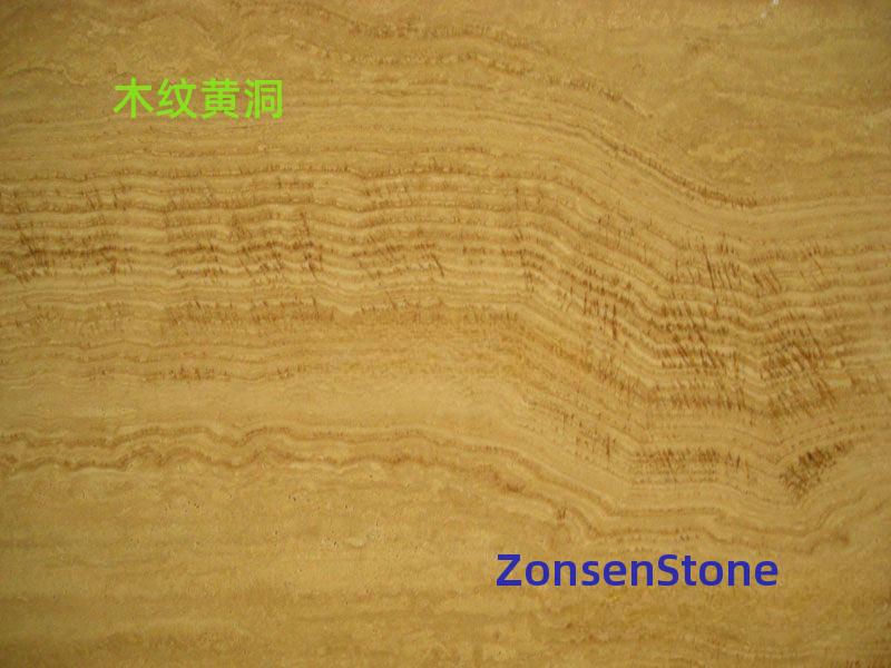 Wood grain yellow hole