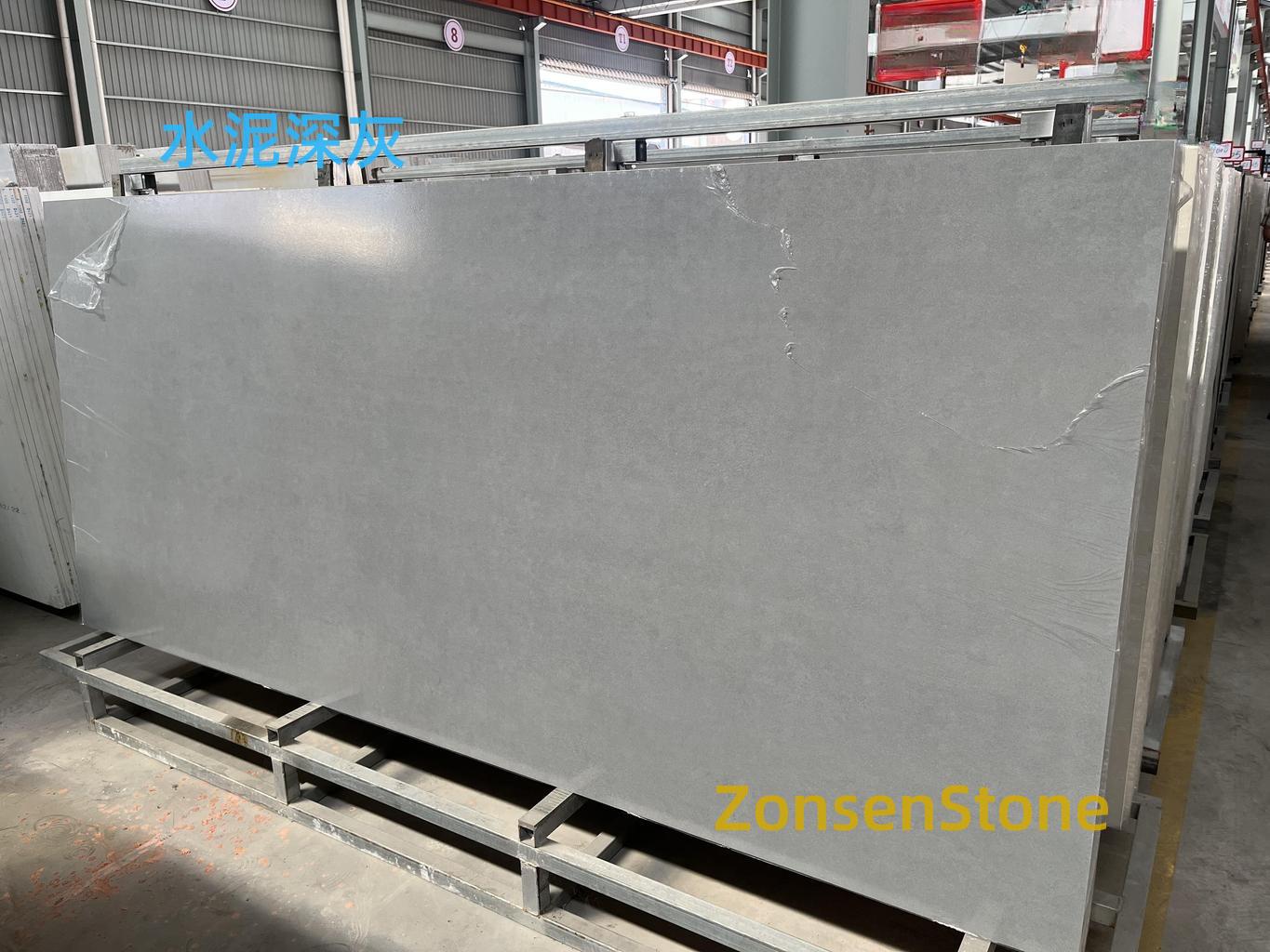 Dark gray cement