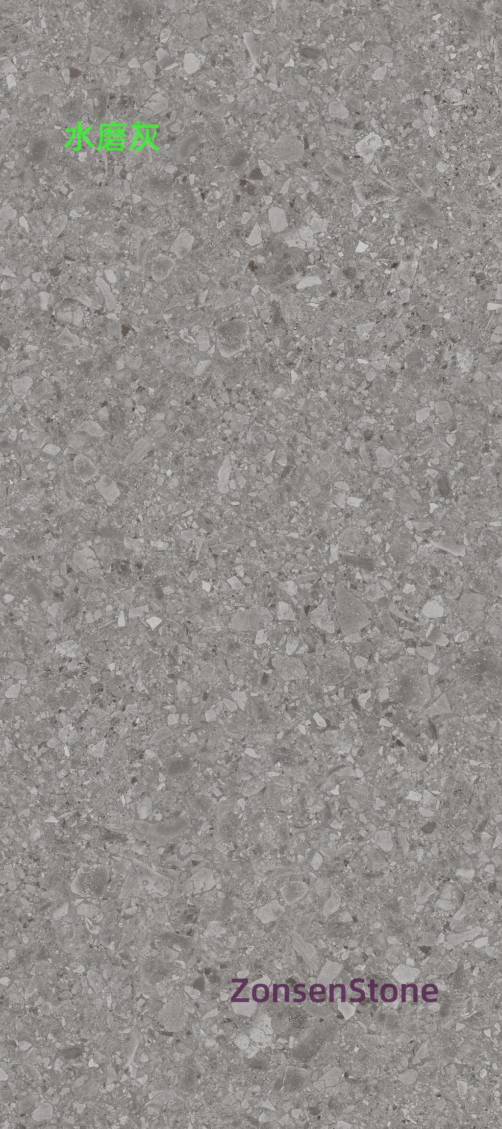 Water-polished plaster