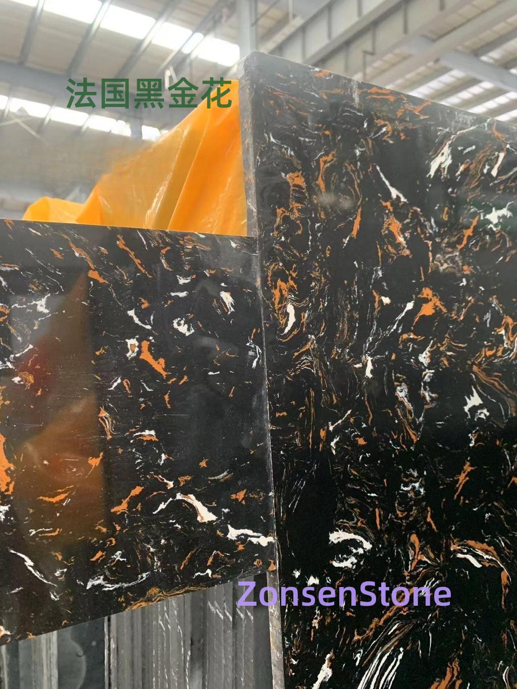 French Black Gold Flower