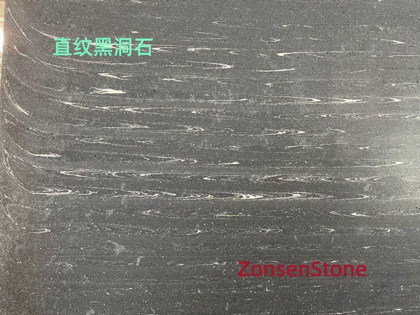 Straight-lined black hole stone