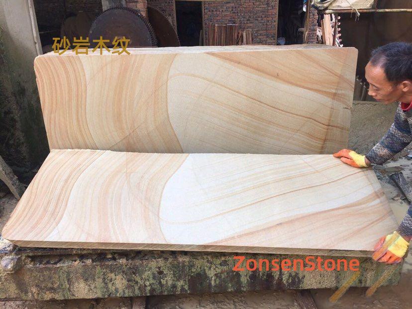 Sandstone wood grain
