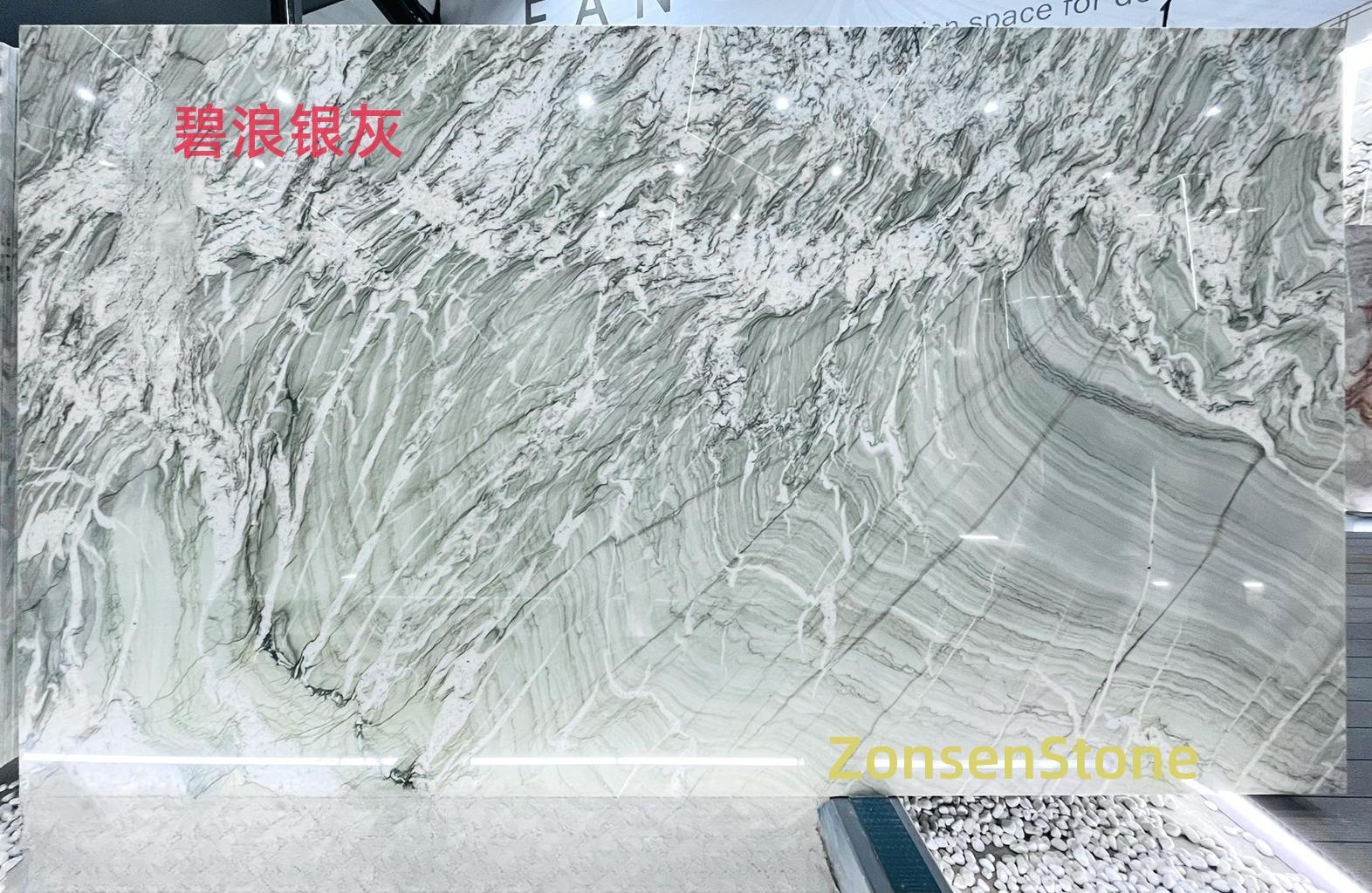 Azure Waves Silver Gray