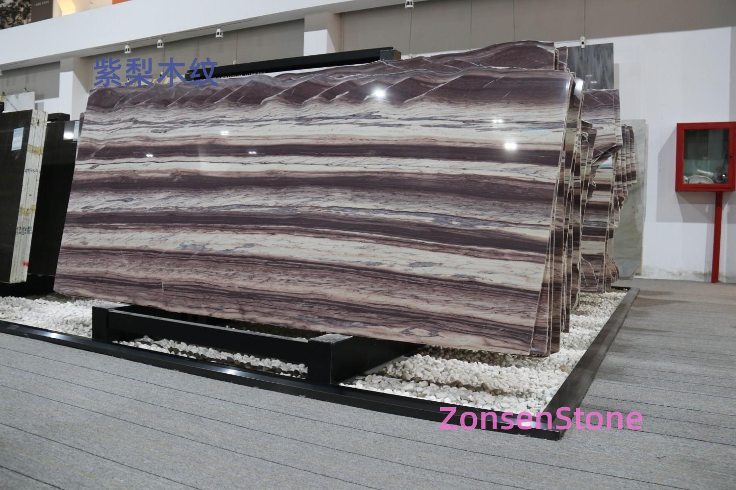 Purple pear wood grain