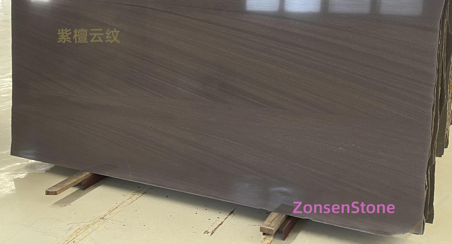 Purple sandalwood with cloud pattern