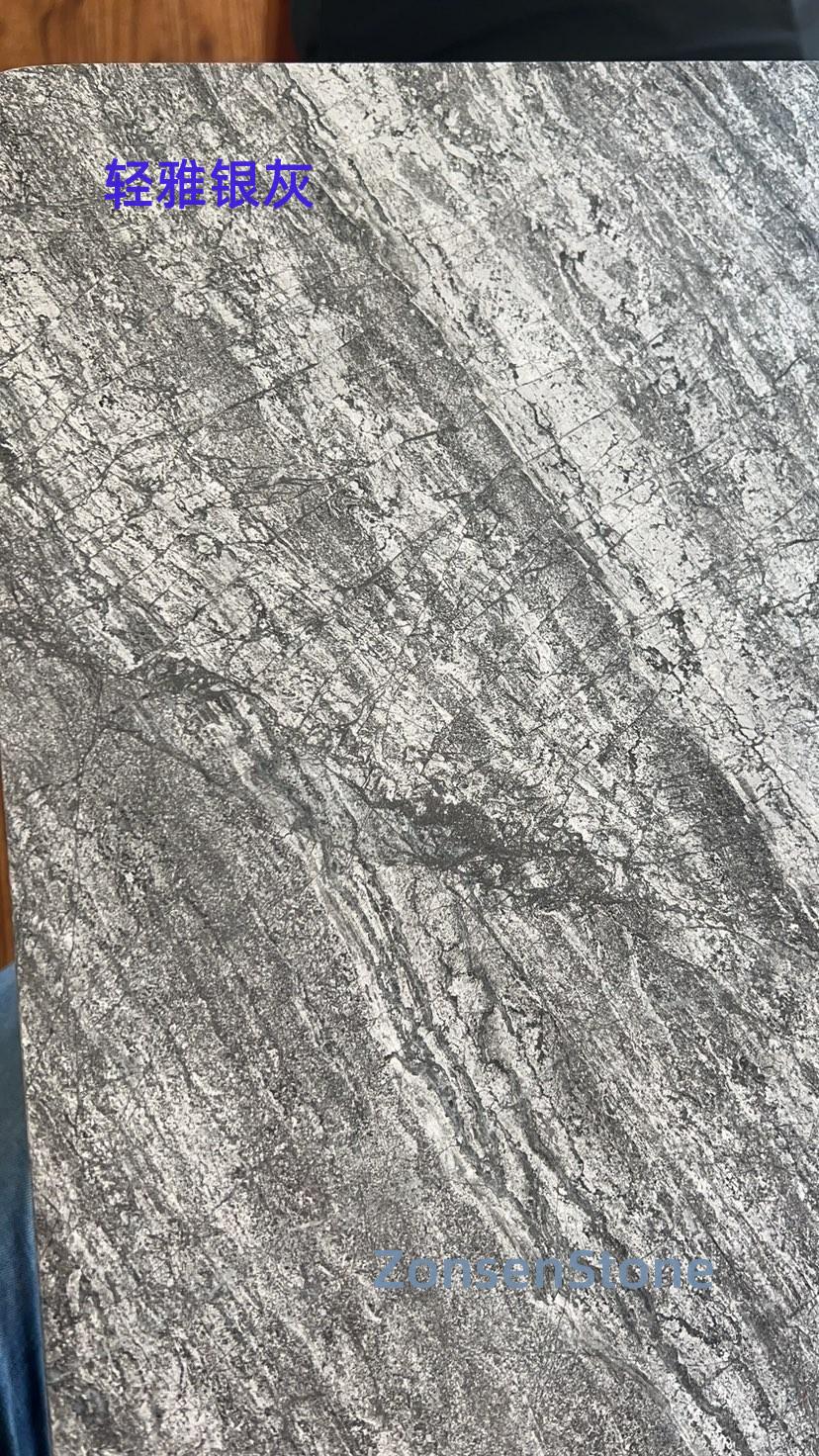 Light and elegant silver-gray