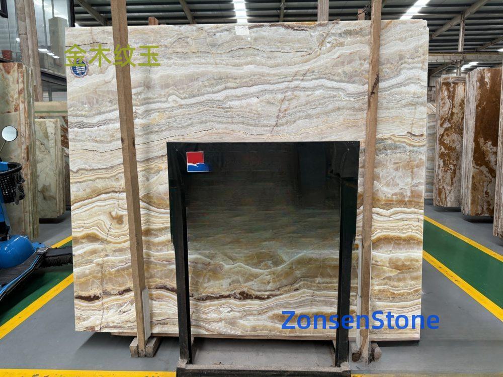 Golden Wood Grain Jade