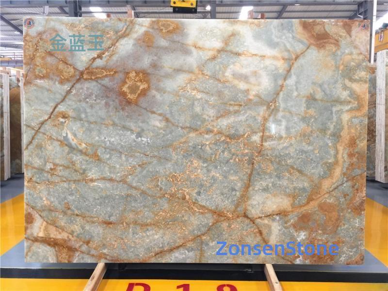 Golden Blue Jade