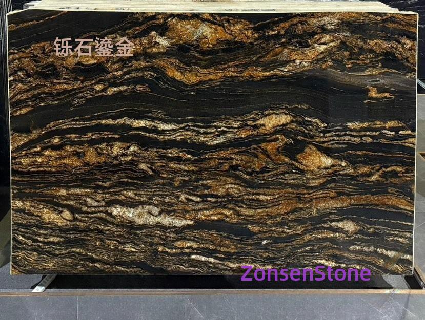 Melting stone and gilding