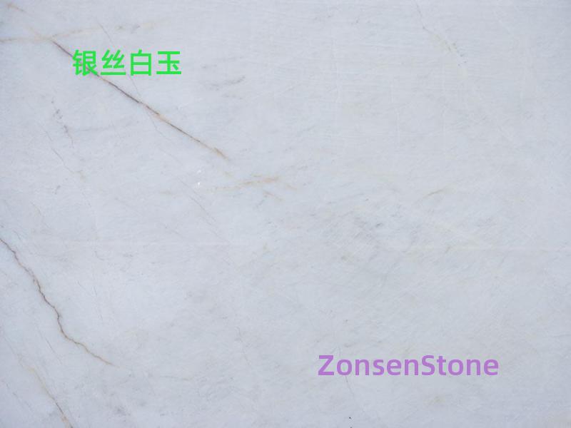 Silver Thread White Jade