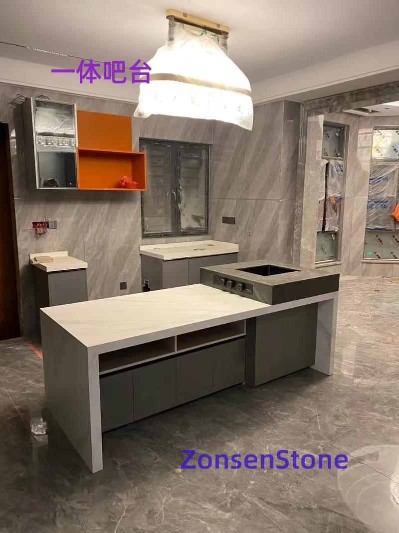 Integrated bar counter