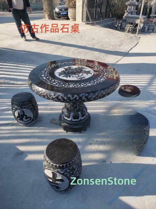 Antique-style stone table