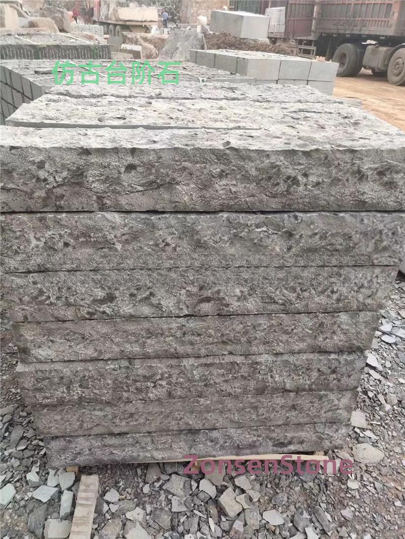 Antique-style stone steps