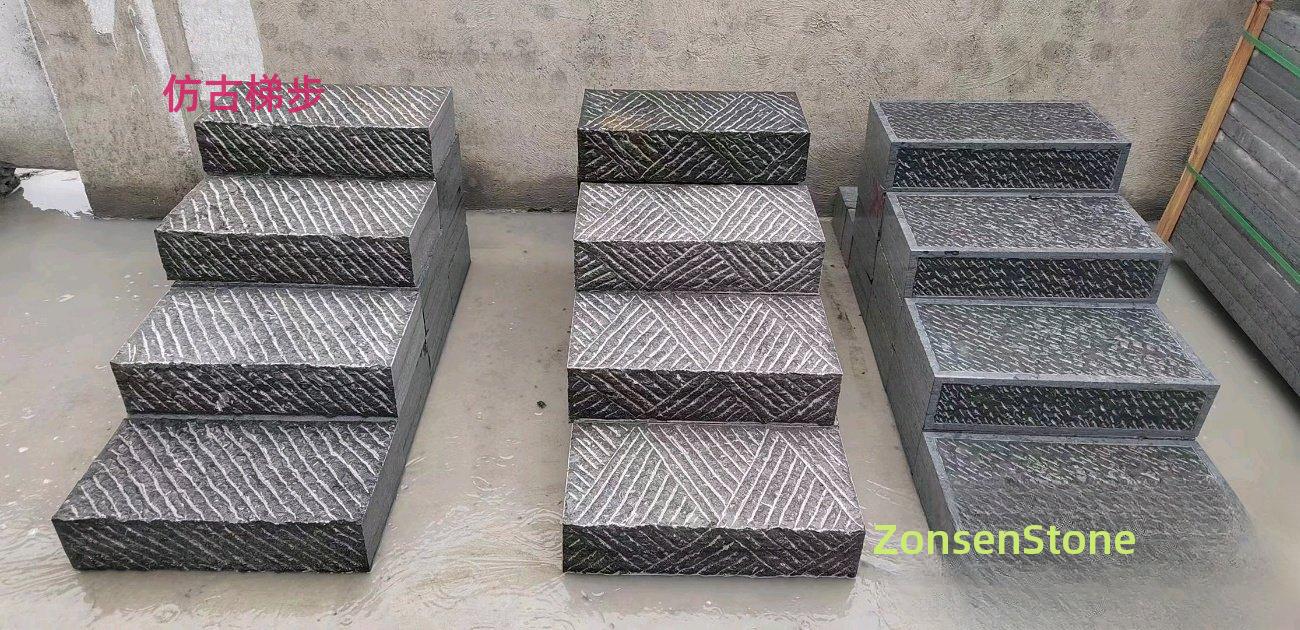 Antique-style steps