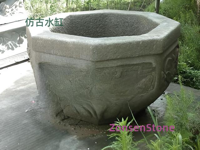 Antique-style water tank