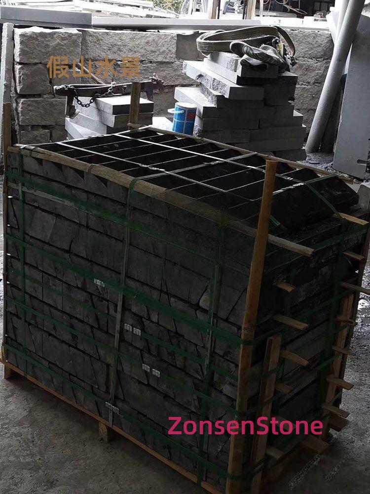 Artificial rockery and water features