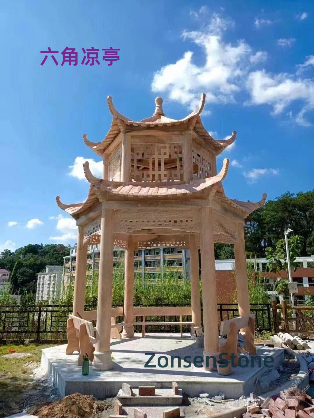 hexagonal pavilion