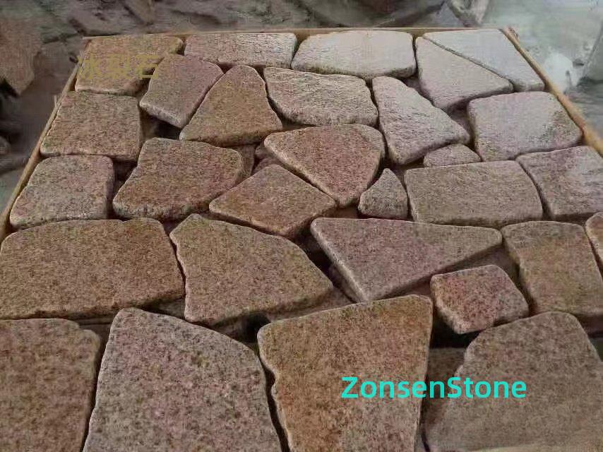 Ice crack stone