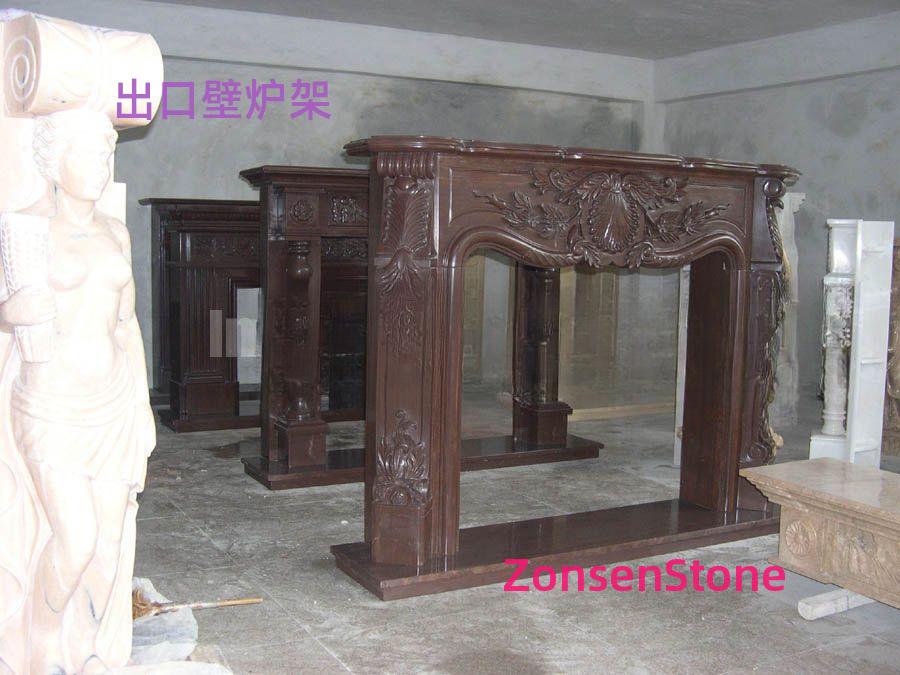 Export fireplace mantle
