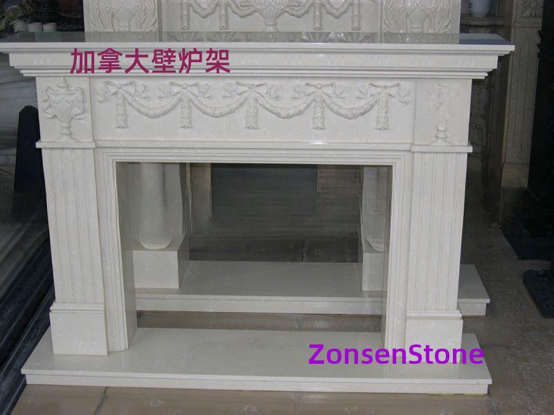 Canadian fireplace mantle