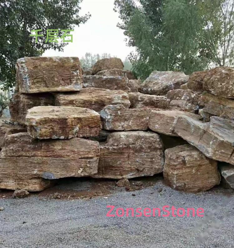 Thousand-layer stone