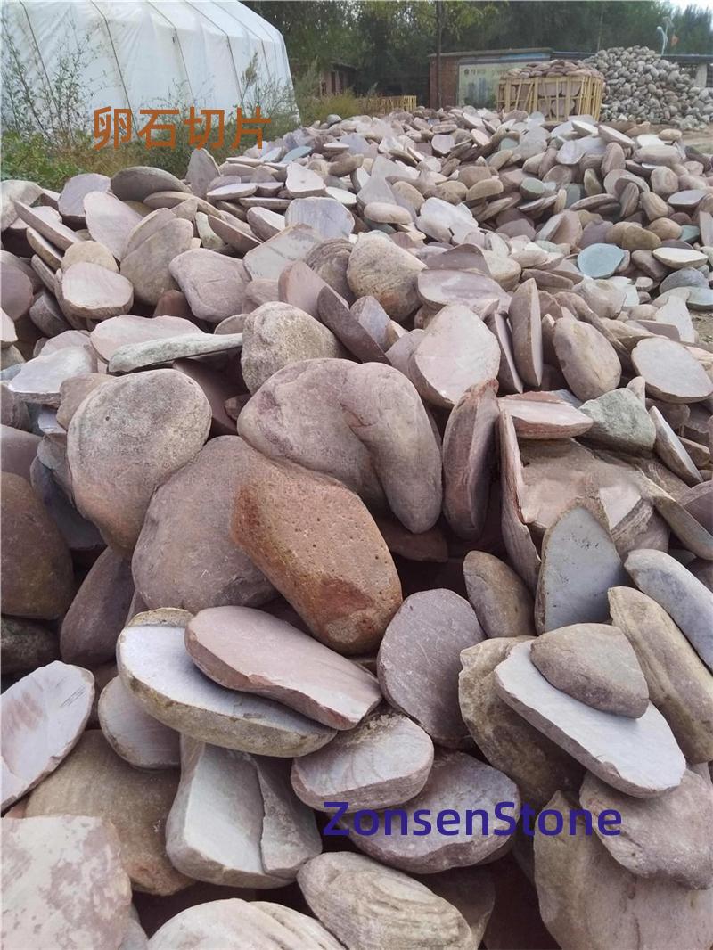 pebble slices