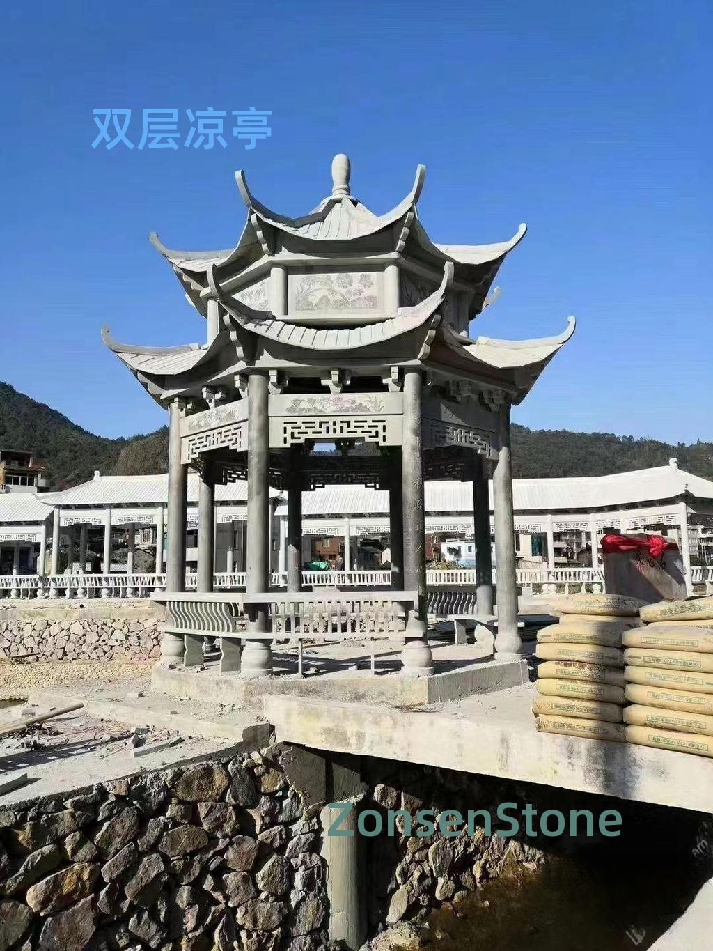 Double-layered gazebo