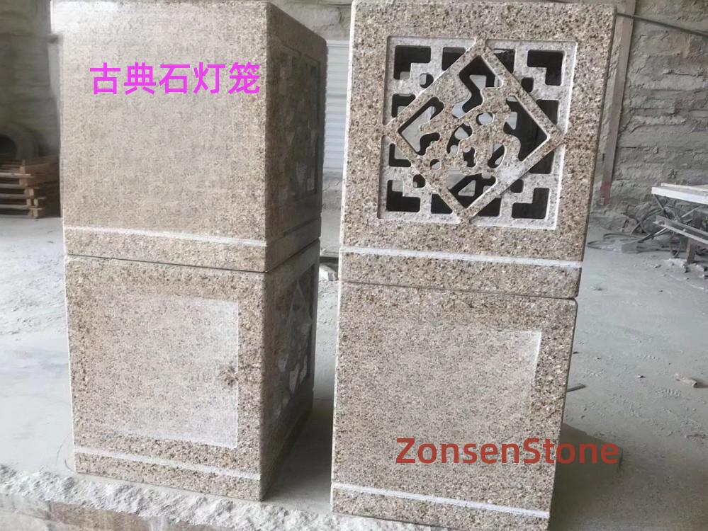 Classic stone lanterns