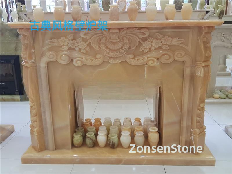 Classic style fireplace mantel