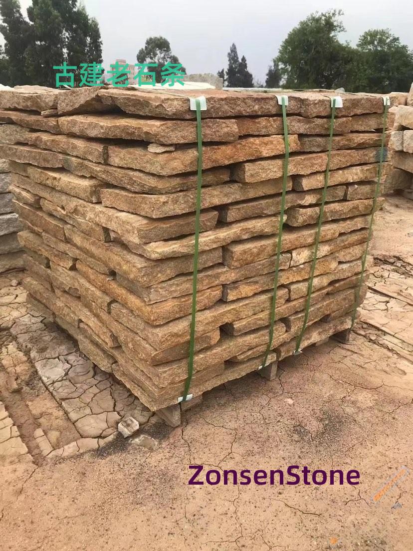 Ancient building stone slabs
