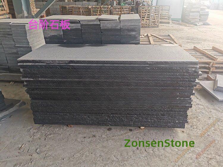 Steps and stone slabs