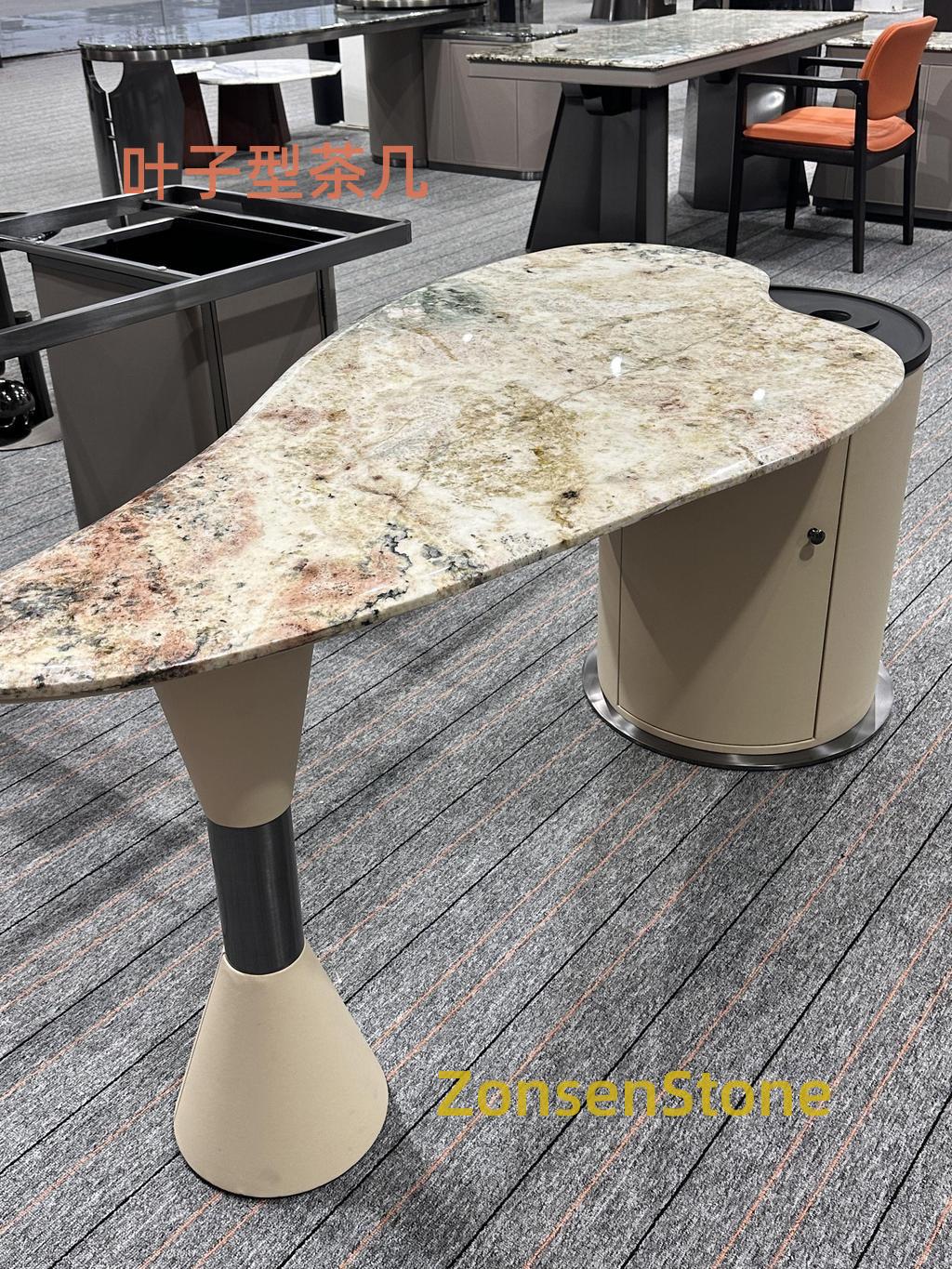 Leaf-shaped coffee table