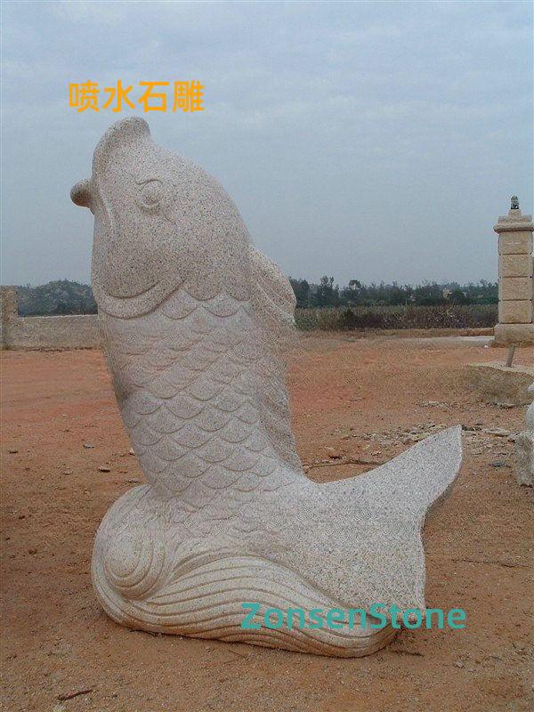 Water Spraying Stone Sculpture