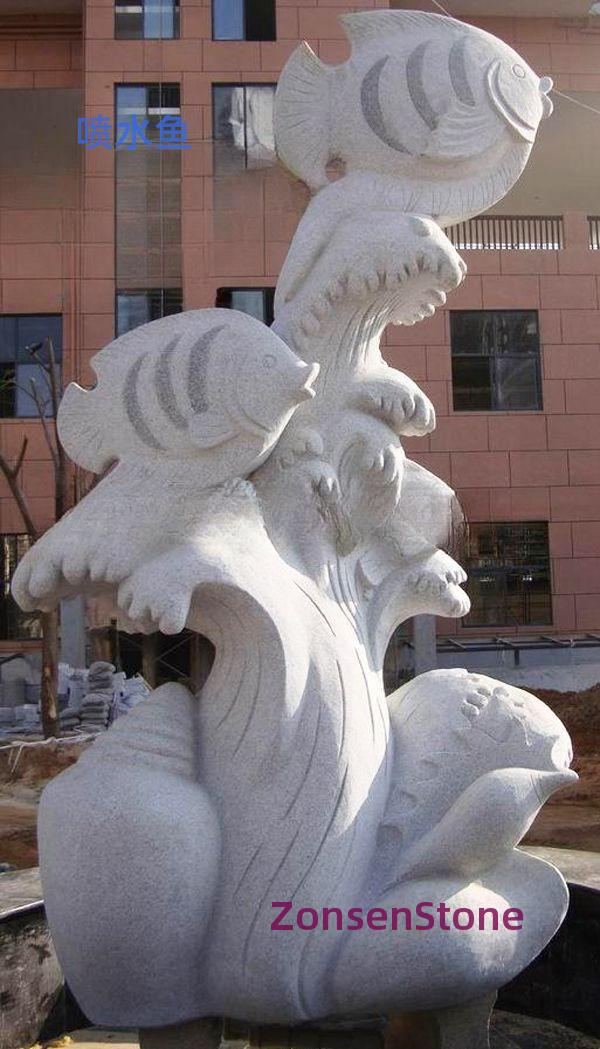 Water-spraying fish