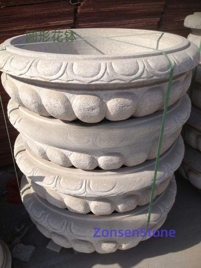 round flower pot