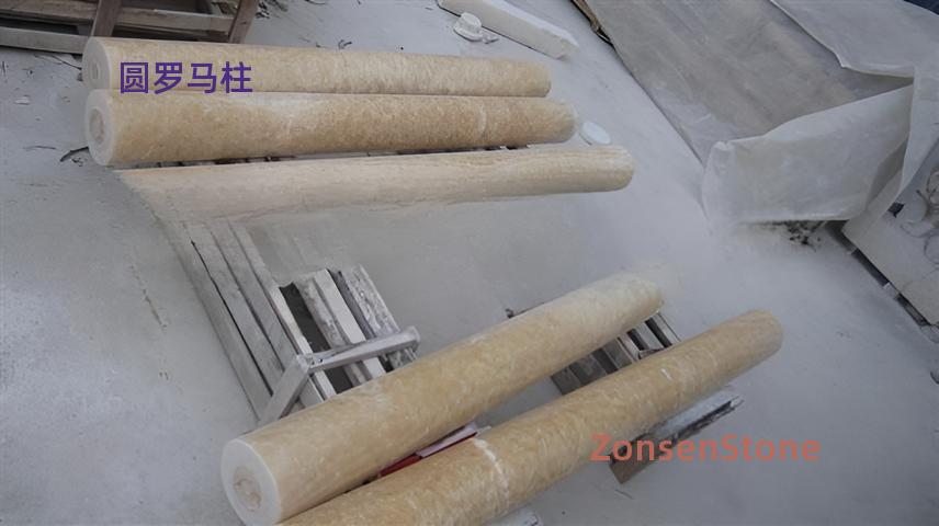 round Roman columns