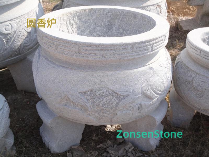 Round incense burner