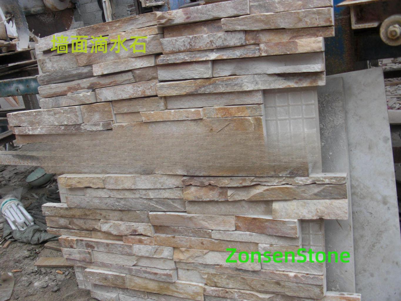 Wall drip stone