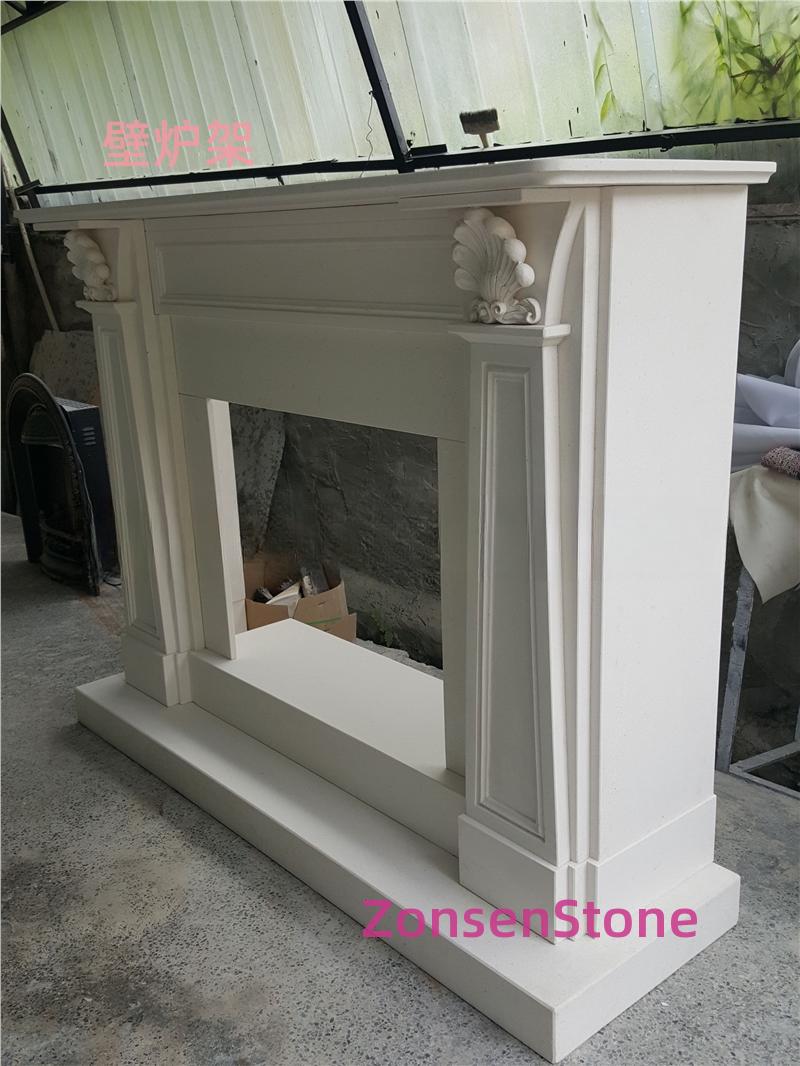fireplace mantle